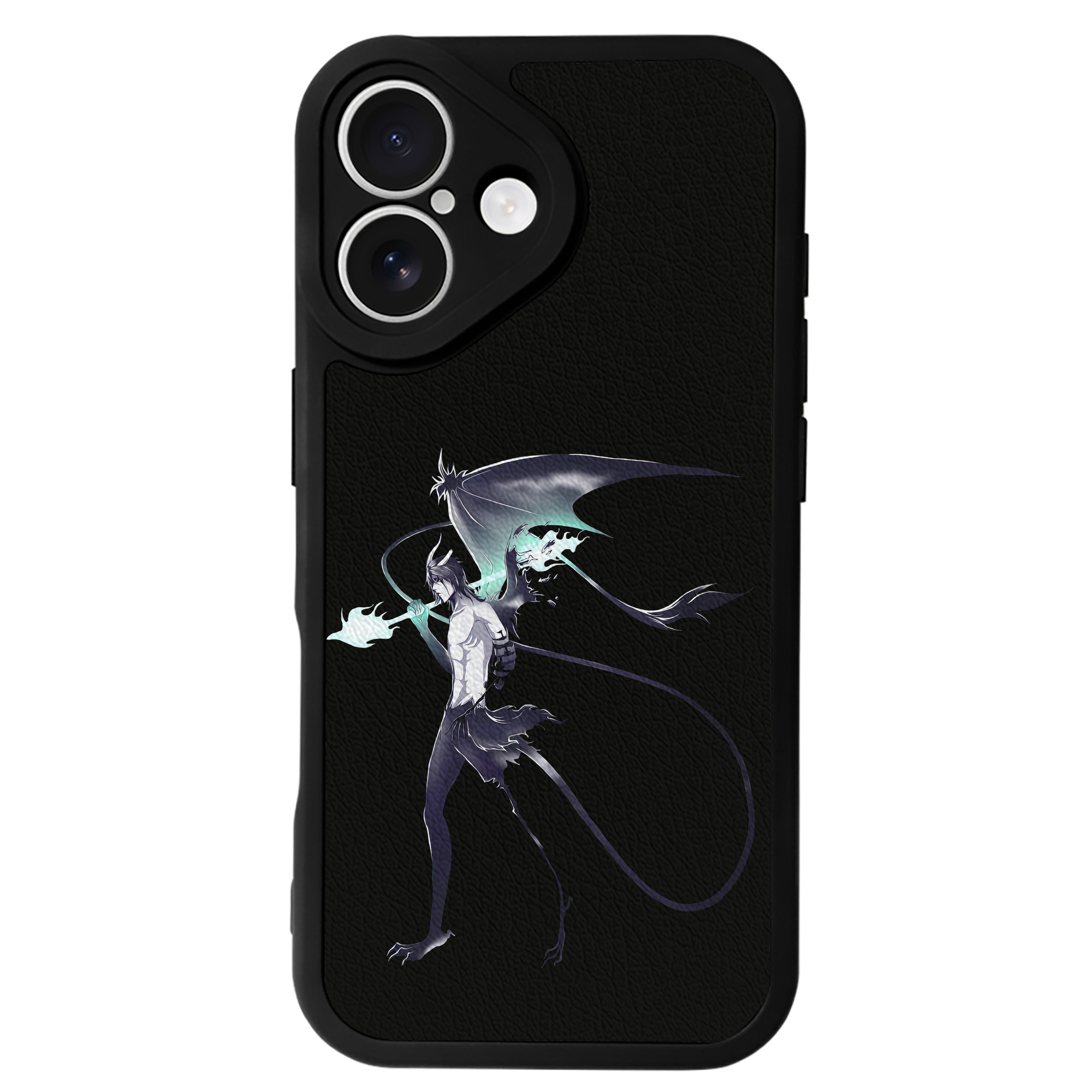 （画像用） ブリーチ ウルキオラ·シファー BLEACH Ulquiorra cifer 【iPhone 16シリーズ対応】シリコンスマホケース（レザー調） 材質：シリコン